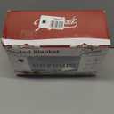 Homemate Heated Blanket Electric Throw - 50x60 Heating Blanket with 10 Fast Heat Levels 8 Hours Auto Off Soft Cozy Flannel Over-Heated Protection ETL Certification Keep Warming in Home (Grey Geometry)