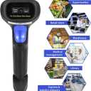 NetumScan USB 1D Barcode Scanner, Handheld Wired CCD Barcode Reader Supports Screen Scan UPC Bar Code Reader for Warehouse, Library, Supermarket