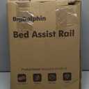 Bed Rails - ASTM Approved Adjustable Bed Cane with Motion Sensor Light, Non-Slip Ergonomic Handle & Storage Pocket, 350LBS Stable Bed Assist Rails for Seniors, Tool-Free (Medium)