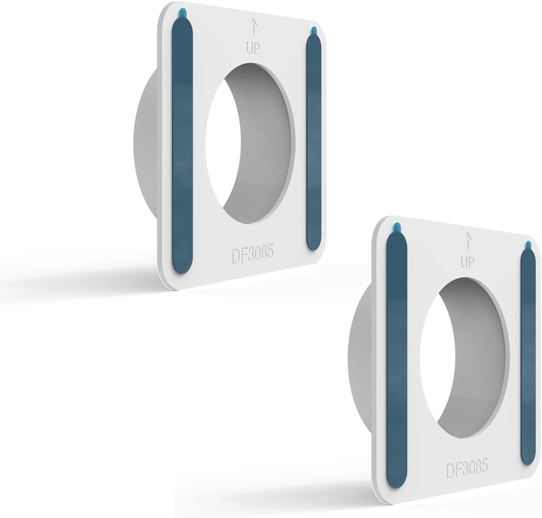 Adhesive Window Mount Bracket for Google Nest Cam Indoor(Wired)-2nd Gen/3rd Gen Camera,No Screws Self-Adhesive Easy Installation Glass Window Mounting (2-Pack,White)