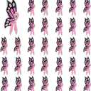 72 PCS Pink Ribbon Butterfly Enamel Brooch Breast Cancer Awareness Lapel Pins Hope Love Ribbon Pins for Women Girls Breast Cancer Survivor Support Statement