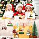 Amyhill 27 Pcs Golf Christmas Ornament for Tree Snowman Golf Cart Themed Christmas Tree Ornaments Wooden Hanging Decoration with Rope for Xmas Holiday Party Decor