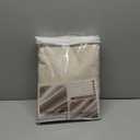 Light Beige 100% Blackout Curtains for Office at Home/Playroom/Classroom, Noise Cancelling Thermal Curtains 90 Inch Length 2 Panels Set Neutral Modern Window Faux Linen Pinch Pleated Drapes(40x90)