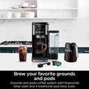 Ninja DualBrew Pro Hot & Iced Coffee Drip Coffee Maker | Compatible with K-Cup Pods | 3 Brew Styles (Classic, Rich, & Iced) | 70oz Removable Reservoir & Dishwasher Safe | Black | 14-Cup 