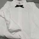 LOLANTA Boys Dress Shirts Button Down Shirt Long Sleeve Boys Kids Shirts and Tie Sets Solid Color Uniforms 2-13 Years