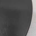 Core Home Rubberwood Round Paddle Board 17" x 12.8" x .59" Black