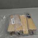 uxcell Furniture Legs, 7 Inch(180mm) Set of 4 Square Solid Wood Couch Legs Feet Chair Table Feet Sofa Support Replacement Parts, Light Brown