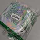 Locmeo 12 Pack Holographic Sea Shell Gift Bags DIY Mermaid Party Favor Bags with Iridescent Shell Paper Cards for Mermaid Themed Supplies Ocean Under the Sea Party Favors