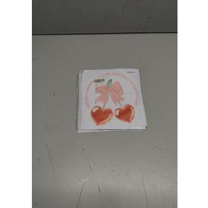 8 x 2 Sheets Valentines Day Window Clings Romantic Pink & Bow Heart Wall Stickers Holiday Wall Art Valentines Window Stickers for Holiday Bedroom Room Glass Decorations