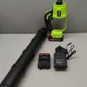 VASG Leaf Blower Cordless, 3 x 21V Batteries & Fast Charger Set, Variable Speed Mode, Lightweight Handheld Electric Leaf Blower for Lawn Care, Yard, Garden, Patio & Outdoor Cleanup (Green)