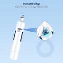 GLACIER FRESH Replacement for RPWFE, RPWF (Built-in CHIP) Refrigerator Water Filter, Compatible with GFE28GYNFS, GFE28GELDS, PFE28KELDS, PFE28KYNFS, GFD28GELDS, PWE23KELDS, PWE23KMKES, 1 Pack