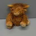 Heatable & Coolable Highland Cow Stuffed Animals Plushie, Microwavable Heating Pad for Soothing & Relaxation, Lavender Scented Cattle Plush Toys for Stress Relief, Stuffed Cow Gifts