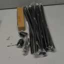 5/8 Diameter Curtain Rods 30-90 Inch, for 30-84 Inch Windows, Adjustable Splicing Black Curtain Rods for Windows with Brackets, Window Rod Long Small Curtains Rod, 2 Pack