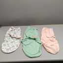 SwaddleMe by Ingenuity Easy Change Baby Swaddle in Size Small/Medium, 0-3 Months, 7-14 Pounds, 3-Pack with Easy Change Zipper - Peekaboo Panda