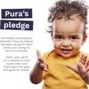 Pura Hypoallergenic Diaper Pants Size 9 (48+ lbs) Overnight, up to 12 Hours Leak Protection, Suitable for Sensitive Skin, Totally Chlorine Free, Soft Organic Cotton, 3 Packs of 15 (45 Pull Up Pants)