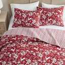 Martha Stewart - King Size Quilt Set with Matching Shams