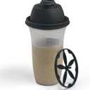SIGNORA WARE Shaker Bottles | 17-Ounce Plastic Protein Shake Bottle for Meal Replacement Shakes & Smoothies, Beverages, Mixing Salad Dressing & Sauces, Margarita, & More