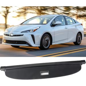 Retractable Cargo Cover Fit 2016 2017 2018 2019 2020 2021 2022 2023 Toyota Prius Rear Storage Waterproof Cargo Cover Luggage Security Shield Shade