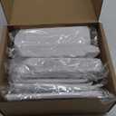 goldenwarm 15 Pack White Finger Edge Pulls Drawer Finger Pulls Kitchen Hardware Handles Bedroom Dresser Drawers, 3in Hole Centers