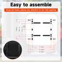 Universal Forklift Seat, Tractor Seat,with Micro Switch and Safety Belt,for Tractor, Mower, Skid, Loader, Telehandler, Backhoe, Excavator Dozer