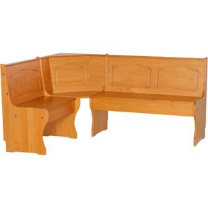 Linon Chelsea Kitchen-Nook Corner Unit, Natural