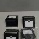 BAXIA TECHNOLOGY Solar Outdoor Lights Wireless Security Motion Sensor Solar Lights Outdoor Waterproof for Front Door,Backyard,Steps,Garage, Garden (400LM,4 Packs)