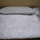Purple Freeform Pillow - Standard Size, Customizable Support with GelFlex Grid & MicroFlex Moon Foam - Pressure Relief, Cooling, Extra Filling & Adjustable Height