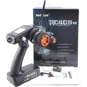RadioLink RC4GS V3 2.4G 4CH RC Transmitter and Receiver R6FG Gyro Inside Pistol Grip Remote Controller for RC Car Boat Tank Buggy