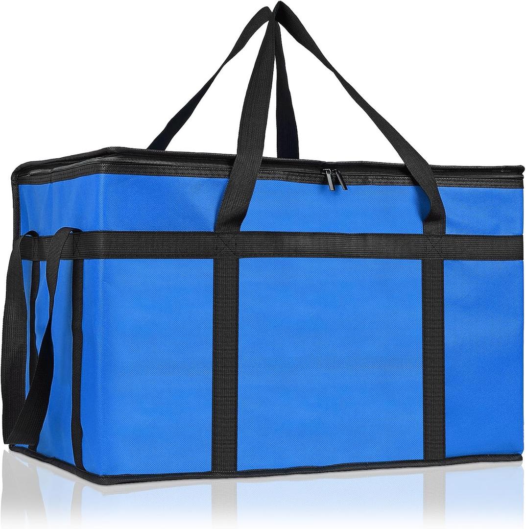 PEASUG Insulated Food Delivery Bag, XXXL Catering Bag for Keep Food Warming