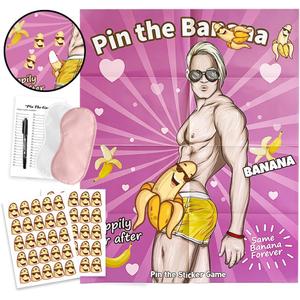 Bridal Shower Bachelorette Party Games, Pin The Sticker Games Bridal Shower Engagement Bachelorette Wedding Shower Funny Ice Breaker Games - 56 Guests