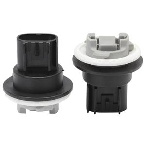 2Pcs Parking Light Bulb Socket for 2007-2017 Jeep Compass Patriot, Turn Signal Light Lamp Bulb Socket Replace 645-504 68000686AA