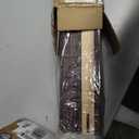 Cordless Bamboo Roman Shades w/Valance, 29" W × 64" H, BDP-Espresso