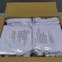 bricia 20 PCS White Stretch Spandex Folding Chair Slipcovers, Dining Room Chair Covers Stretch Chair Slipcovers Protector for Wedding, Banquet, and Party