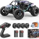 RC Cars for Adults & Boys, 1:14 Desert 4WD Off-Road RC Truck High Speed 40 km/h, 4x4 Remote Control Car with 2 Rechargeable 1300mAh Batteries and 2 Sets of Tires