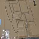 Wide Stadium Seats with Back Support, Exclusive Sofa Style Design Extra Thick Bleacher Chairs with Back and Cushion, 6 Reclining Positions - Ultimate Comfort for Sports Events (Black, 25")