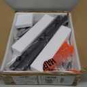 Yoobure Coat Rack Freestanding with Natural Marble Base - Coat Tree with 8 Hooks Heavy Duty Coat Hanger Stand, Metal Coat Rack Stand for Jacket, Hat, Clothes & Bag, Hall Tree Hat Rack for Entryway (Black)