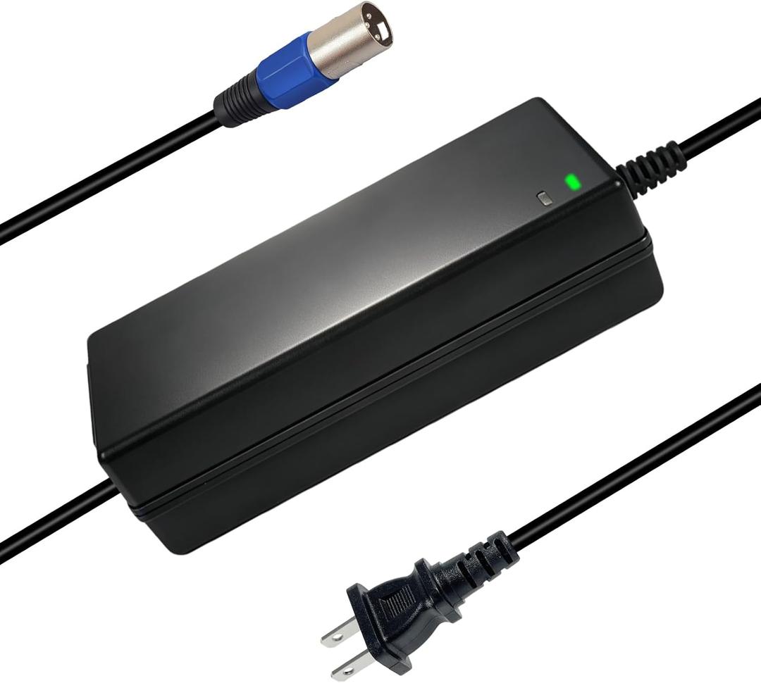 29.4V 2A Charger with XLR Plug for 24V 7S Lithium Battery Charger 24V Universal Battery Charger