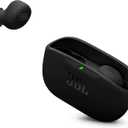 JBL Vibe Buds 2 - True Wireless Noise Cancelling Earbuds with JBL Pure Bass Sound & Smart Ambient technology, 4mics for crisp, clear calls, up to 40Hrs of Playback, IP54 Dust & Water Resistant (Black)