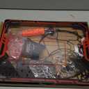 Basketball Hoop Indoor for Kids(4-12 Years Old), Over The Door Basketball Hoop with Scoring, Countdown and Music Accompaniment, Christmas Toys (red)