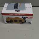 6 Pack Solar Animal Repellent, Predator Eyes Animal Deterrent Sentinels with Red LED Blinking Lights Drive Away Raccoon, Deer, Skunk, Cat, Coyote from Yard Farm and Chicken Coops