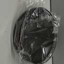 9" Oak Bathroom Vanity Tray Turntable for Perfume Candle, Round Wooden Decorative Tray for Kitchen Sink Countertop Organizer, Bathroom Counter Organizer for Skincare Makeup, Farmhouse Black Gold