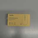 VssoPlor Wireless Mouse, 2.4G Slim Portable Computer Laptop Mouse with Nano Receiver Quiet Silent Optical Mice for Notebook, PC, Laptop, Computer-White and Silver