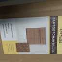 UNISHADES Cordless Bamboo Roman Shades, 28.5×64 in, Highfield Teak