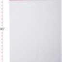 Universal 35603 Self Stick Easel Pads, Unruled, 25 x 30, White, 30-Sheet Pads (Case of 2 Pads)