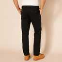 Amazon Essentials Men's Slim-Fit Wrinkle-Resistant Flat-Front Chino Pant, Black, 36W x 34L