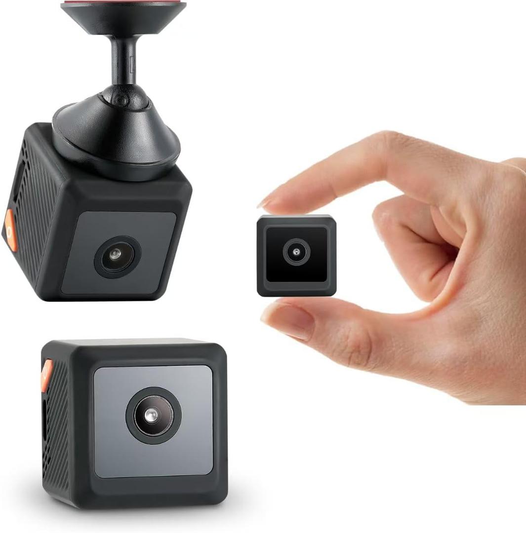 Mini Hidden Camera WiFi Wireless  Indoor Security Camera with Motion Detection, Night Vision, App Control, SD Card Storage  Compact Camera for Home, Office, Baby & Pet Monitoring
