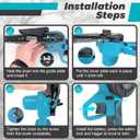 Brushless Mini Chainsaw Cordless, 6 Inch Electric Handheld Chain Saw with 2 Batteries & Auto Oiler, Battery Powered Gardening Tool for Wood/Tree Cutting, New Year Gifts for Dad Men Husband