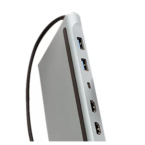HELIX 5-in-1 USB-C® Docking Station in Silver