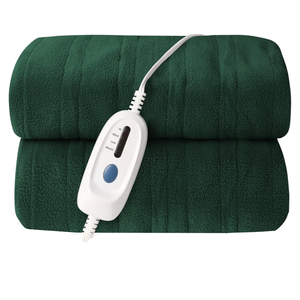 Electric Heated Blanket Full Size 72"x84" Microplush Cover Blanket 4 Heat Settings & 10 Hours Auto Off, Cozy & Breathable, Warm All Night, Grass Green