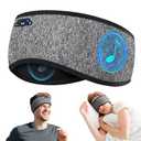 Sleep Headphones Bluetooth 6.0 Headband, 20H Playtime Headband Headphones with HD Stereo Speakers, Sports Wireless Earphones for Side Sleepers Workout Yoga Travel Meditation, Gifts for Women Men